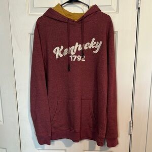 Kentucky 1792 Embroidered Hoodie size large men’s